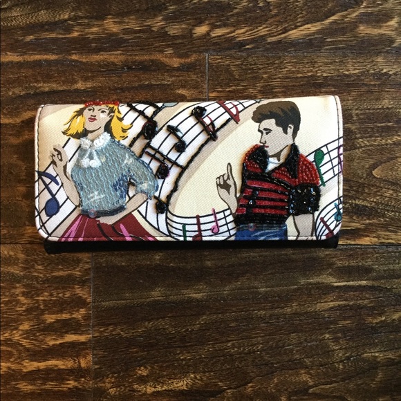 Unknown Handbags - 1950’s Themed Embellished Trifold Wallet - NWOT